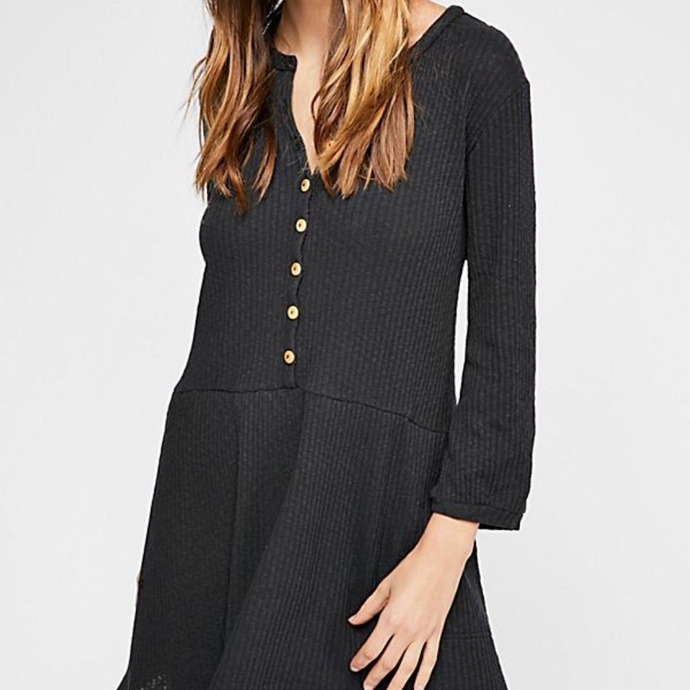 NWT Free People Ribbed Knit Dress
